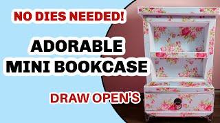 AMAZING MINI BOOKCASE!! NO DIES!