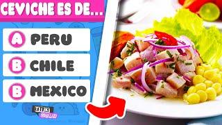  Podrás ADIVINA el País por su COMIDA?  | Cuanto sabes de Gastronomía  | TikQuiz 