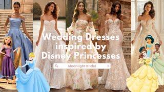 Wedding Dresses inspired by Disney Princesses | WATCH NOW