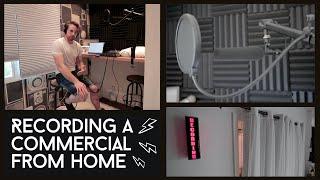 Recording a Commercial from Home | Day in the Life of a Voiceover Actor