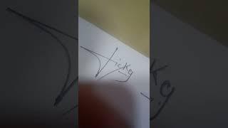 Vicky name signature