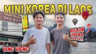 Di Kota Ini Serba HANGEUL⁉️ Kota FAVORIT Orang KOREA di LAOS Keindahan Alam Laos di VANG VIENG