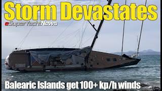 Scores of Yachts Battered and Washed up by Storm | SY News Ep368