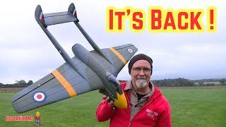 IT'S BACK ! Durafly D.H.100 Vampire V3 Scale EDF Jet