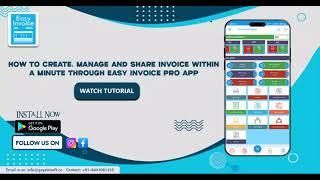 Create Invoice and Quotation in Just 30 Seconds with Easy Invoice Pro App