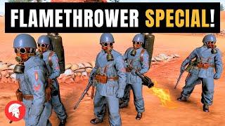 FLAMETHROWER SPECIAL! (2 Matches) - Company of Heroes 3 Gameplay - Afrikakorps - 4vs4 Multiplayer