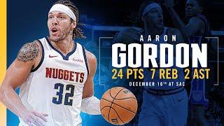 Aaron Gordon Full Game Highlights vs. Kings  | 12/16/24