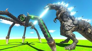 GODZILLA Fights Titanus SCYLLA - Animal Revolt Battle Simulator