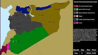 Syrian Civil War: The Fall of Assad - Every Hour