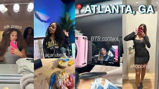 ATL VLOG PT. 1: Shopping, Dunkin's Cookie Butter Cold Brew & Bowling Sneak Peek | Vlogmas day 15