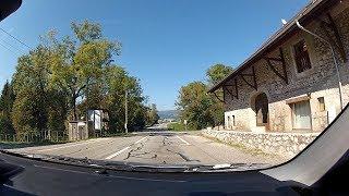 Pringy to Allonzier la Caille and back, Haute-Savoie (Upper Savoy), France – onboard camera