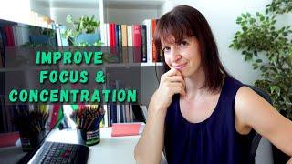 Exercises to build concentration and focus