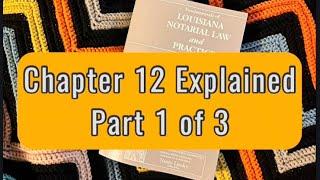 Chapter 12: Of Persons, the Family, and Marriage Explained-Part 1 of 3