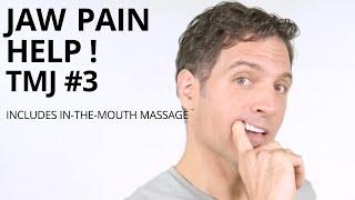 TMJ #3  Massage and Stretches for Jaw Pain - Intra Oral Trigger Point Work - TMD