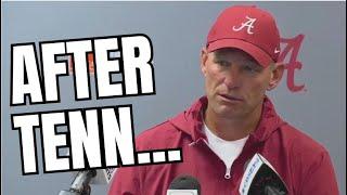 Kalen DeBoer Press Conference after loss to Tennessee