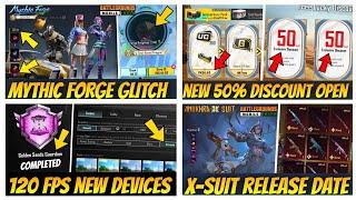  GET 50% DISCOUNT/MYTHIC FORGE NEW CONCEPT | XSUIT RELEASE DATE | GROWTH PACK |120 FPS | ACHIVEMENT