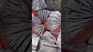 Process of Making Traditional Korean Charcoal #allprocessofworld