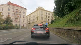 [4K] Drive in Brno City Centre, Czech Republic  | Driving tour