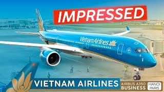 An UNDERESTIMATED Airline · VIETNAM AIRLINES A350 Business Class  Hanoi - Paris  A Jewel?