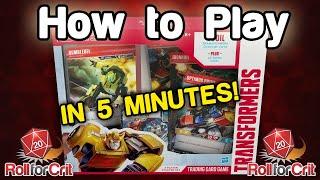 How to Play Transformers TCG | Roll For Crit