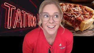 Tattoo Rules for Flight Attendants  Chicago Deep Dish Pizza * Flight Attendant Life #flightattendant