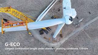 XLC18000M Crawler Crane Powers Wind Energy Construction in Inner Mongolia