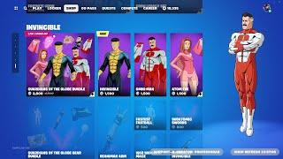 Fortnite New Invincible Skins Today Omni Man Atom Eve in Item Shop