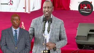 NO JOKES!! LISTEN TO PRESIDENT RUTO'S REMARKS IN CHURCH TODAY AMID FALLOUT WITH GACHAGUA!