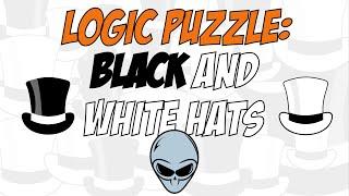 LOGIC PUZZLE: Aliens and the Black & White Hats