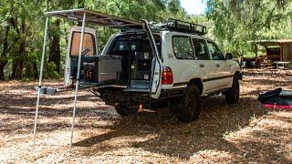 ULTIMATE Landcruiser 105 camp setup | the tidiest ever overlanding rig?