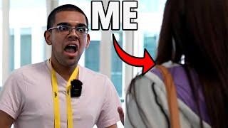 Jumpscaring World's Biggest Streamers at Twitch Con (As a Fake Girl)