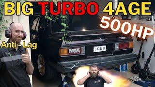 Big Turbo 4age Anti-Lag | 2-Step 500HP!