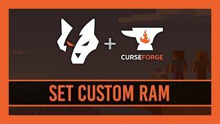 How to: Set RAM in CurseForge launcher | Overwolf Curseforge