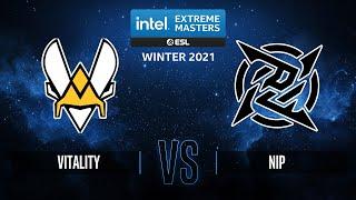 Vitality vs. NiP - Map 2 Dust2 - IEM Winter 2021