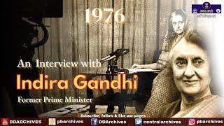 1976 - Emergency era interview with Indira Gandhi during Mauritius Visit