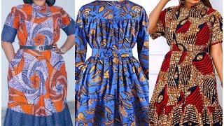 Latest and Stunning Ankara Dresses 2023 |  Ankara Midi Dress Styles  | African Fashion Styles