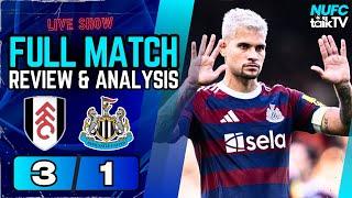 Fulham 3-1 Newcastle United | Full Match Review & Analysis #NUFC #FULNEW