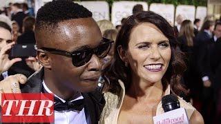 Amy Landecker & Ashton Sanders Talk 'Transparent' & 'Moonlight' | Golden Globes 2017