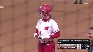 2024 NCAA Softball Oklahoma vs Wisconsin