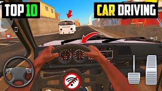 Top 10 Realistic Car Driving Games for Android 2023 | Best car driving games on android