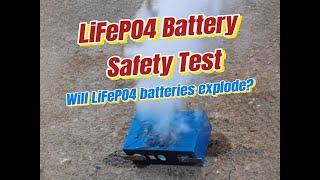 LiFePO4 battery safety performance test