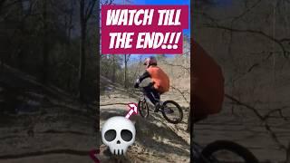 HE WENT TO THE HOSPITAL AFTER THIS! #mtb #crash #broke #wrist #jump #mountainbike #watchnow #viral