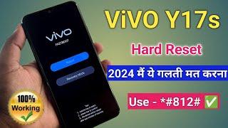 How To Hard Reset Vivo Y17s | Vivo Y17s Factory Reset | Vivo Y17s Hard Reset Clear Data Not Showing