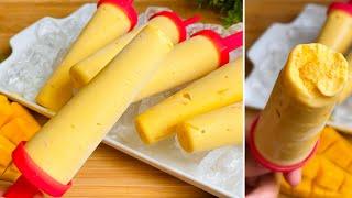 3 ingredients mango ice cream / ايسكريم المانجو ب 3 مكونات