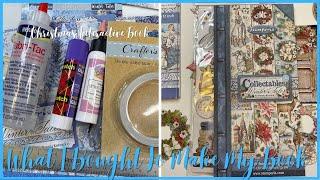 Here Is What I Bought To Make My Junk Journal | Interactive Christmas Book