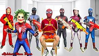 What If 7 Spider-Man Bros In 1 House..? || SPIDER-MAN Vs JOKER Full Story (Funny Live Action)