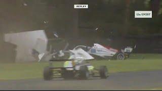 British F4 Crashes 2022