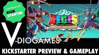 V-Diogames - AEGIS 2 Kickstarter Preview with Breeze Grigas (Discussion + Starpoint Gameplay)