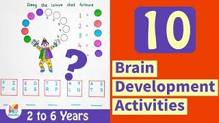 Part#6 | 10 Brain development activities for 3 to 6 years | Improve Concentration & Observation