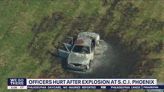 5 officers hurt in explosion during training exercise at SCI Phoenix